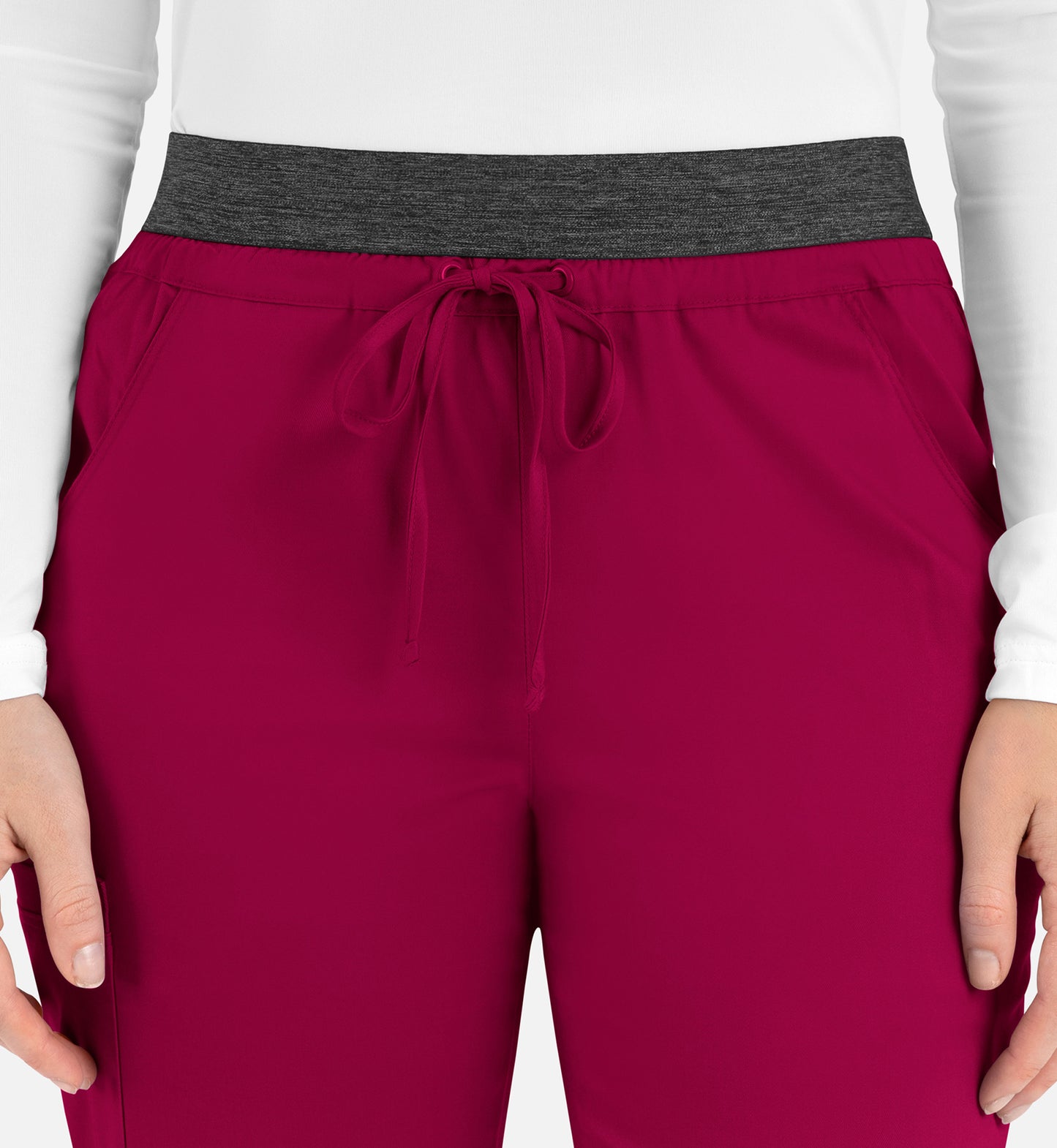 Women-Maevn Matric Contrast E-band Cargo Pant 6701
