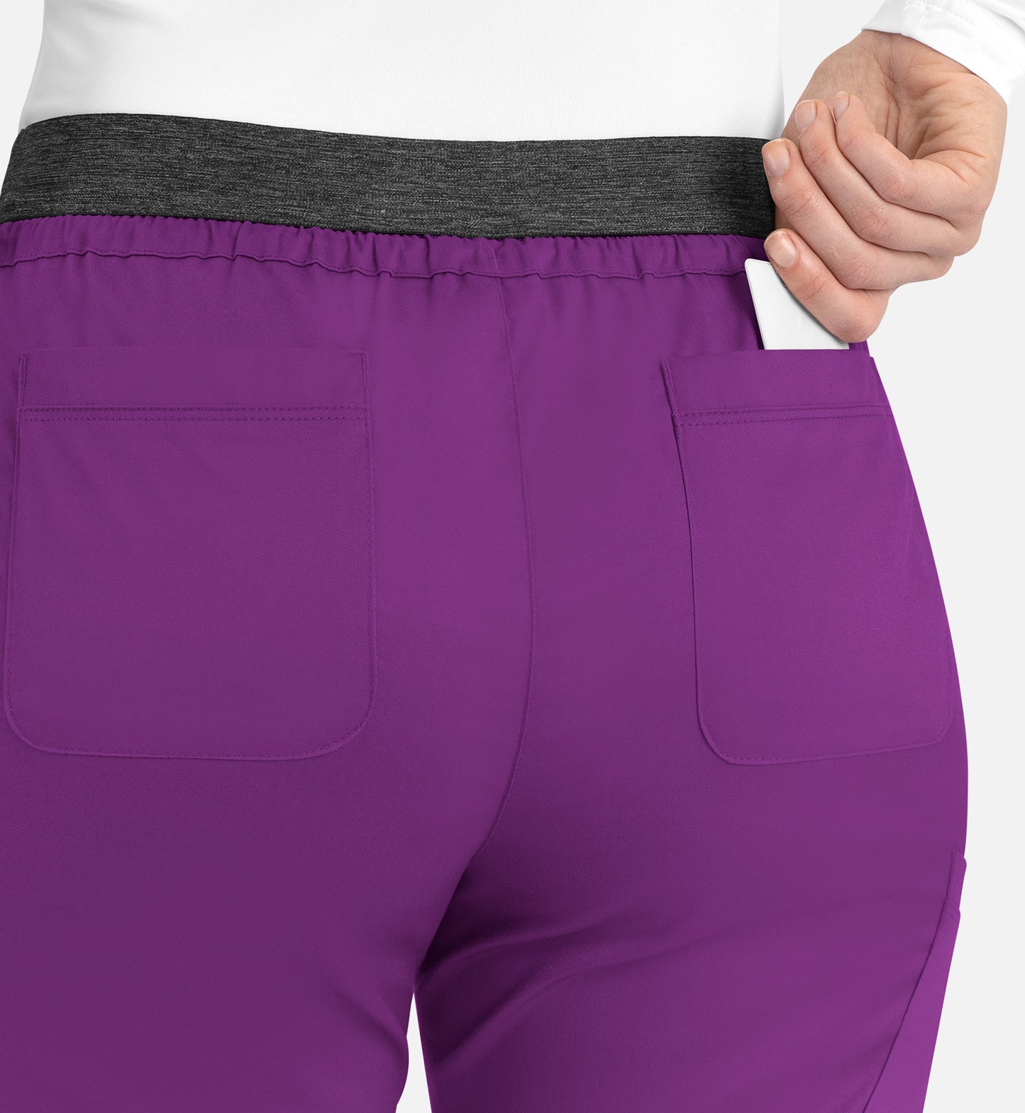 Women-Maevn Matric Contrast E-band Cargo Pant 6701