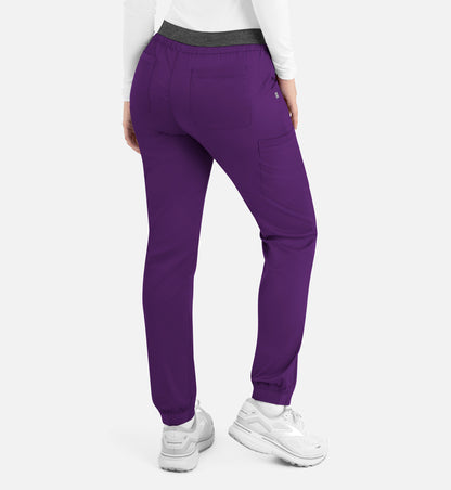 Women-Maevn Matric Contrast E-band Cargo Pant 6701