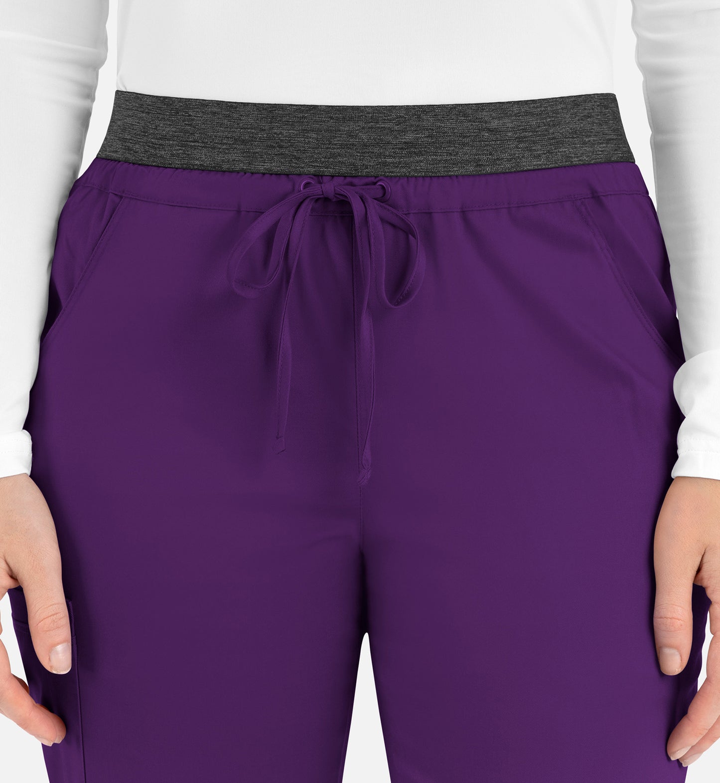 Women-Maevn Matric Contrast E-band Cargo Pant 6701