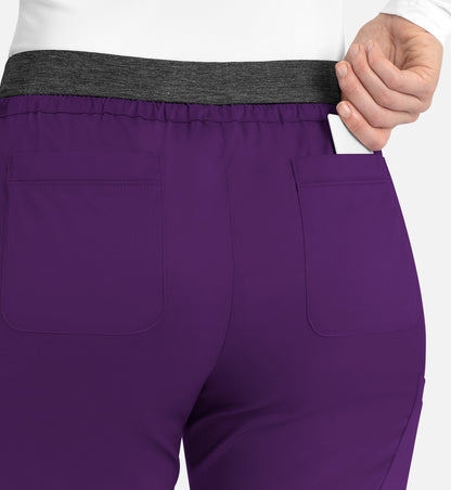 Women-Maevn Matric Contrast E-band Cargo Pant 6701