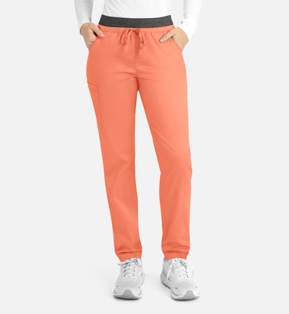 Women-Maevn Matric Contrast E-band Cargo Pant 6701