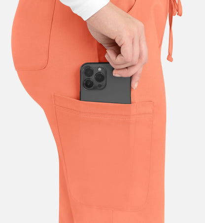 Women-Maevn Matric Contrast E-band Cargo Pant 6701
