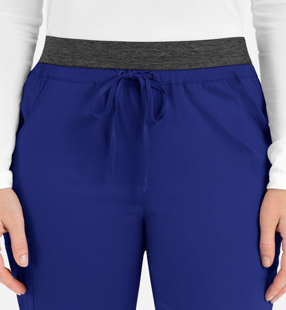 Women-Maevn Matric Contrast E-band Cargo Pant 6701