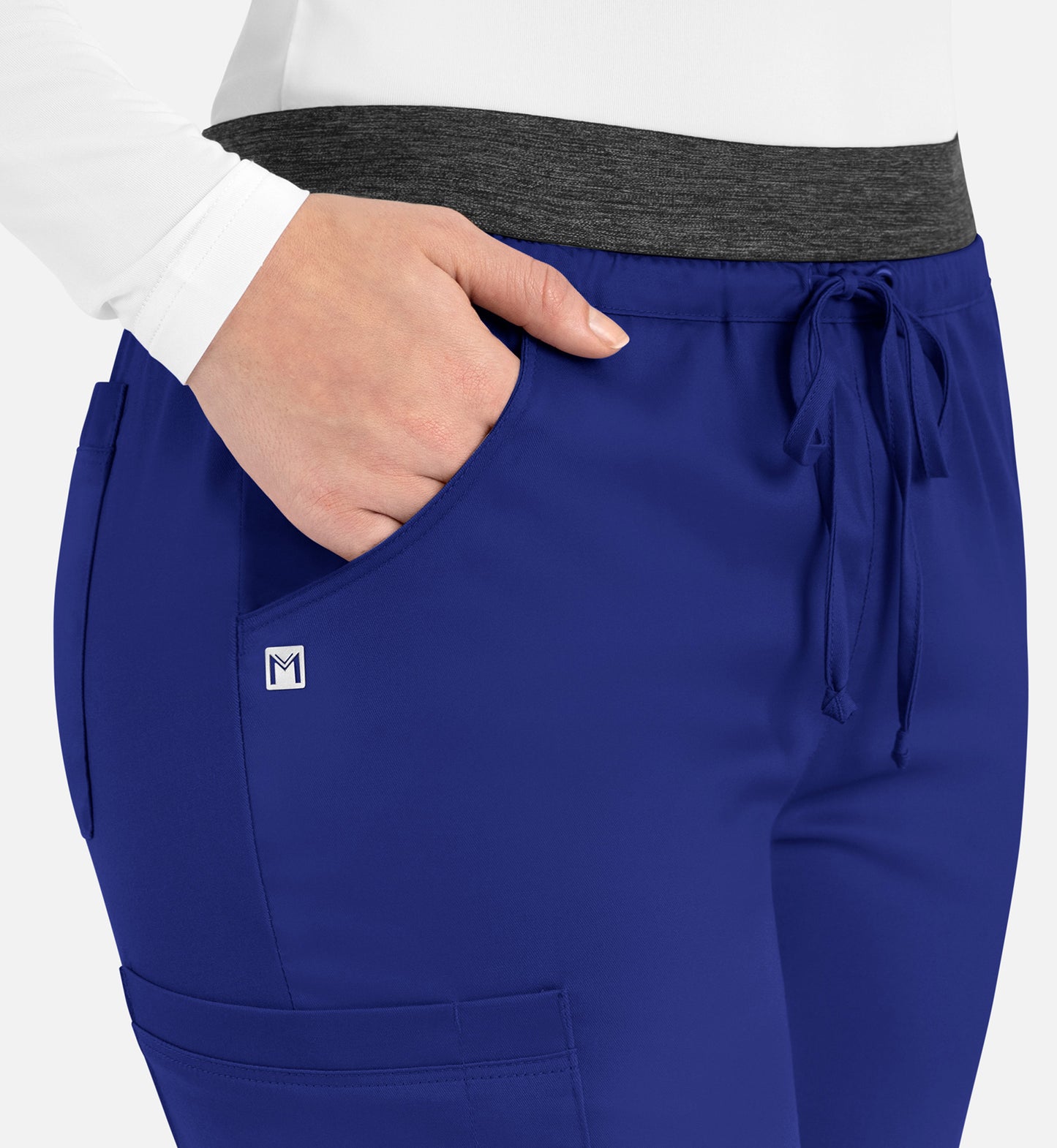 Women-Maevn Matric Contrast E-band Cargo Pant 6701