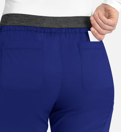 Women-Maevn Matric Contrast E-band Cargo Pant 6701