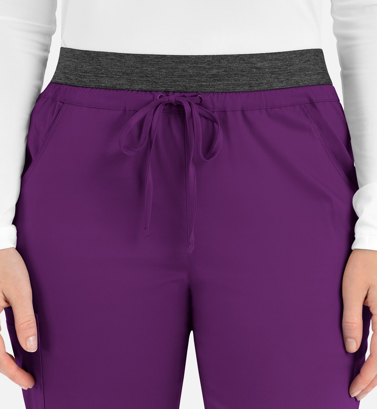 Women-Maevn Matric Contrast E-band Cargo Pant 6701