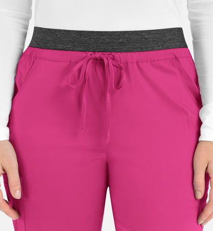 Women-Maevn Matric Contrast E-band Cargo Pant 6701