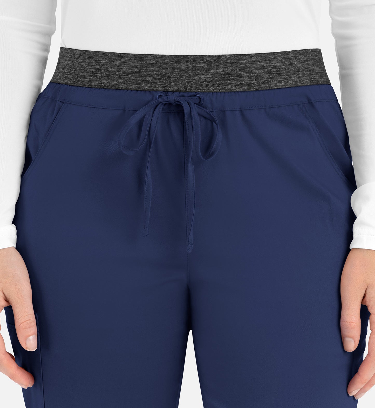 Women-Maevn Matric Contrast E-band Cargo Pant 6701