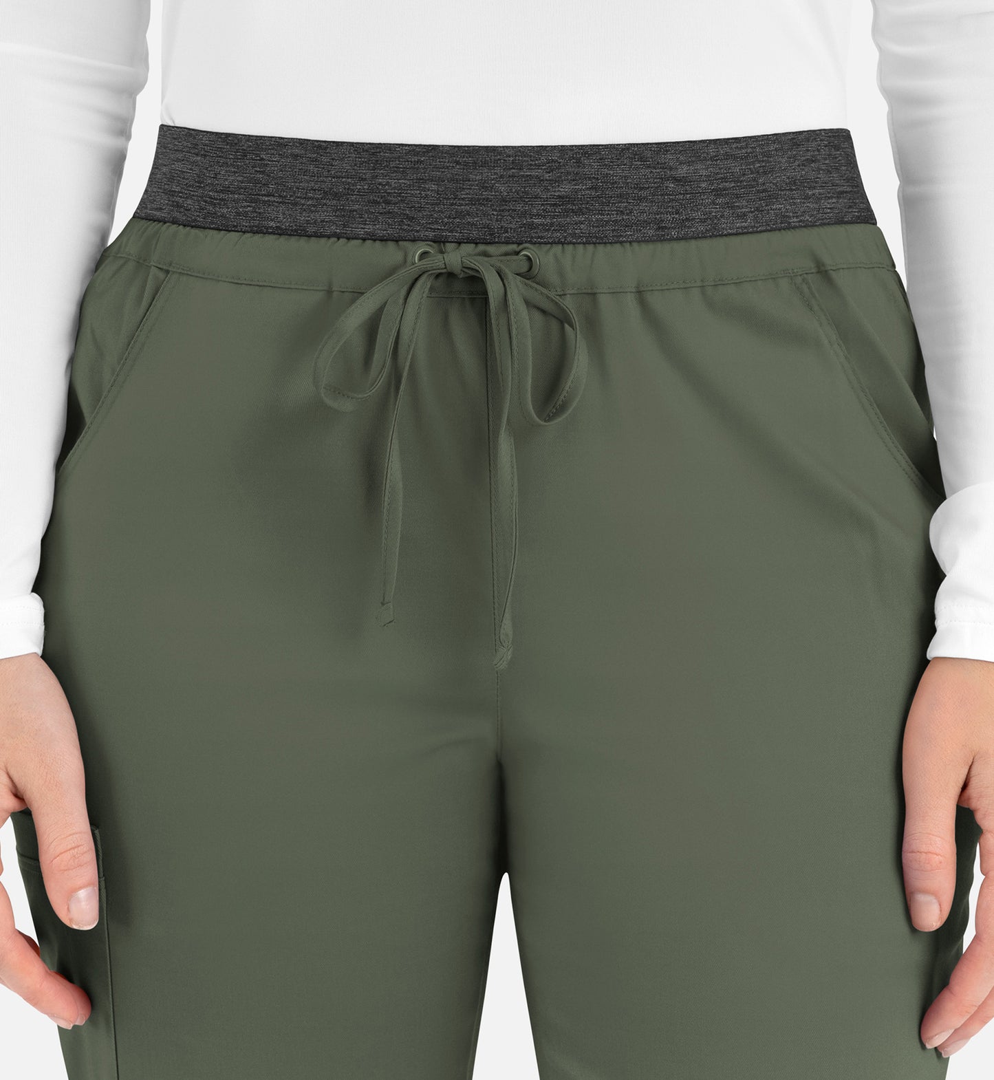Women-Maevn Matric Contrast E-band Cargo Pant 6701