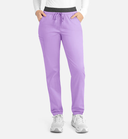 Women-Maevn Matric Contrast E-band Cargo Pant 6701