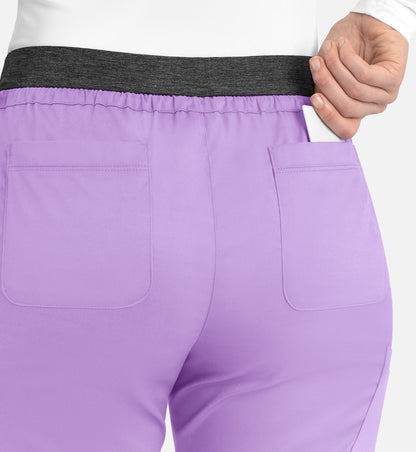 Women-Maevn Matric Contrast E-band Cargo Pant 6701