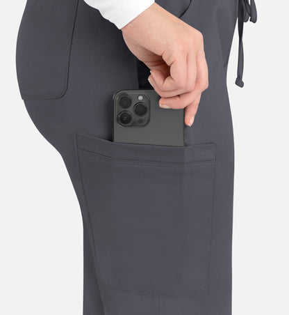 Women-Maevn Matric Contrast E-band Cargo Pant 6701
