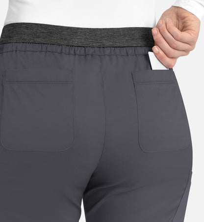 Women-Maevn Matric Contrast E-band Cargo Pant 6701