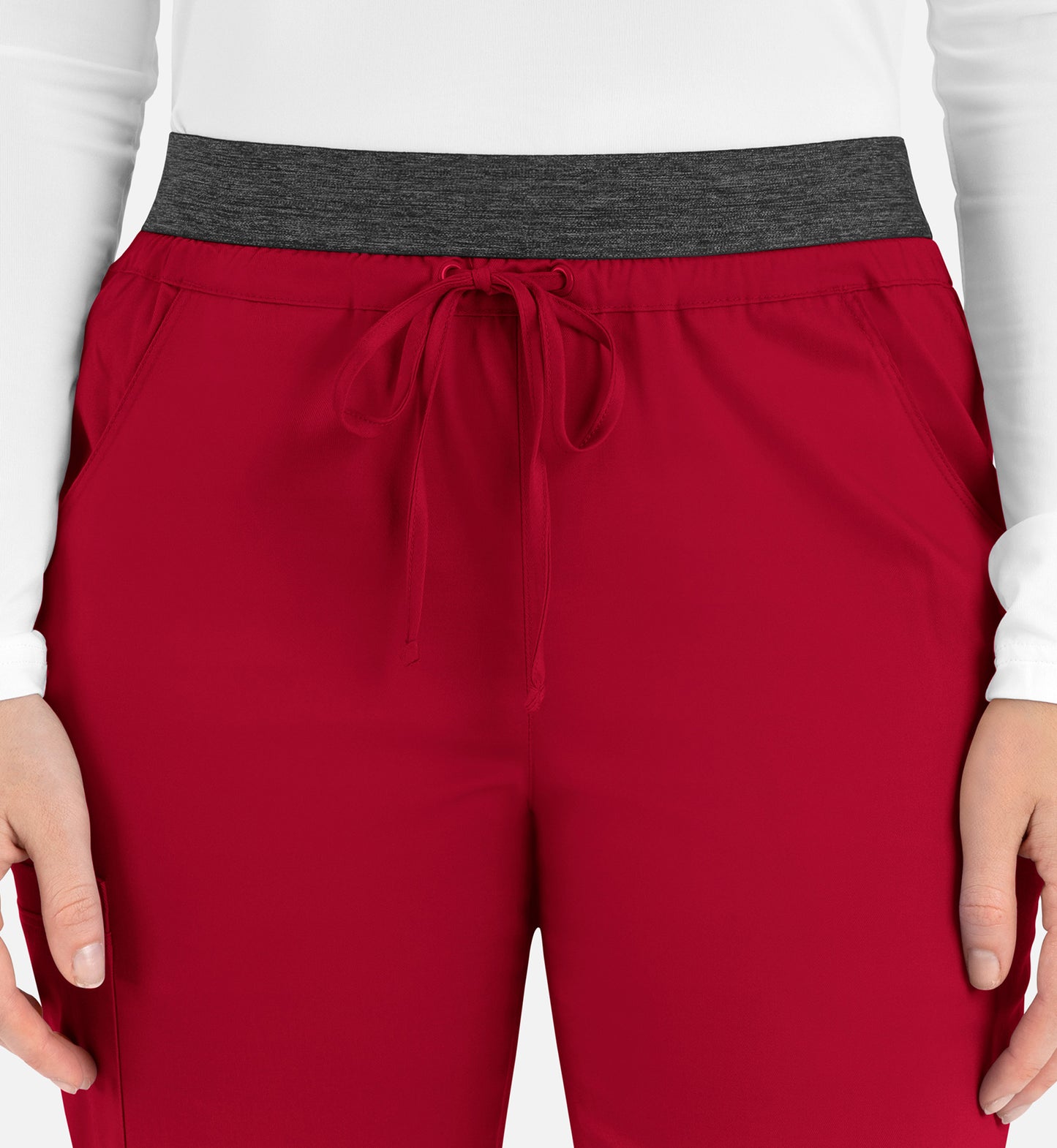 Women-Maevn Matric Contrast E-band Cargo Pant 6701