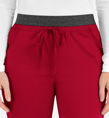 Women-Maevn Matric Contrast E-band Cargo Pant 6701