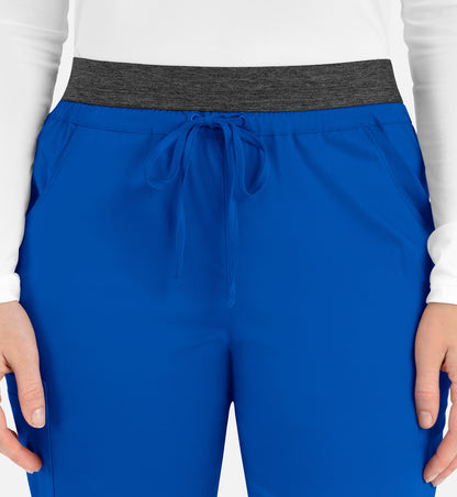 Women-Maevn Matric Contrast E-band Cargo Pant 6701