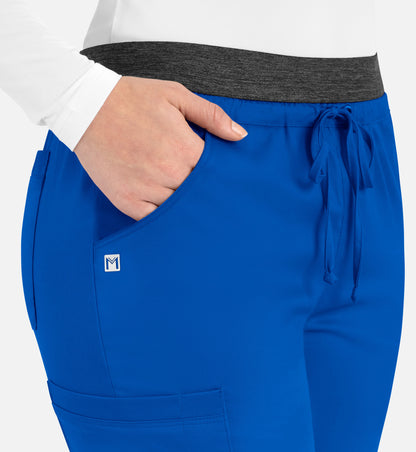 Women-Maevn Matric Contrast E-band Cargo Pant 6701