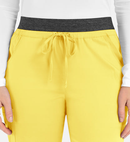 Women-Maevn Matric Contrast E-band Cargo Pant 6701