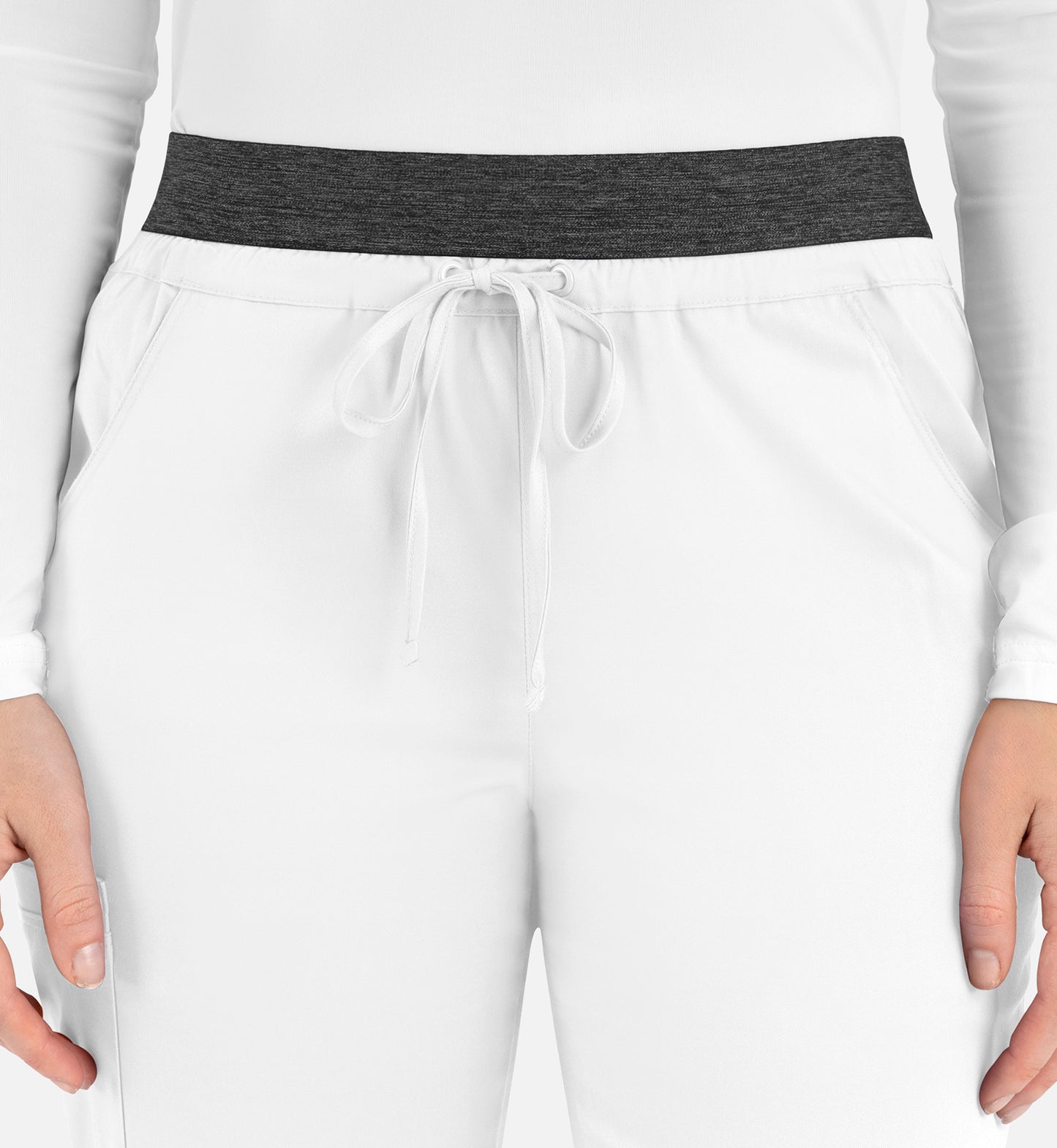 Women-Maevn Matric Contrast E-band Cargo Pant 6701