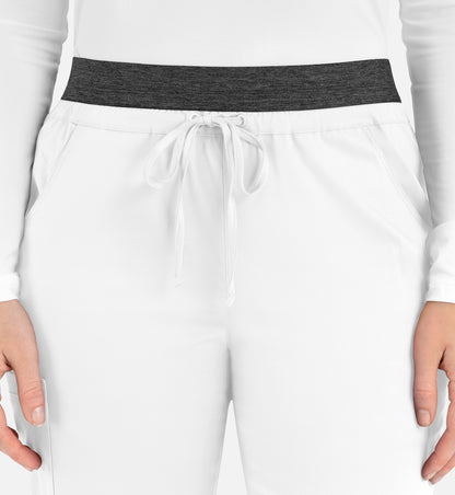Women-Maevn Matric Contrast E-band Cargo Pant 6701