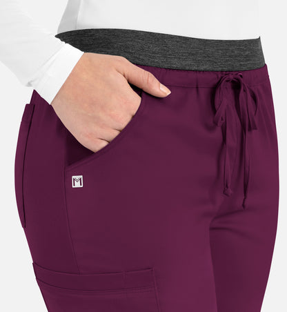 Women-Maevn Matric Contrast E-band Cargo Pant 6701