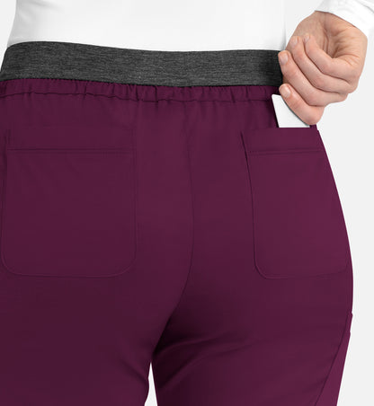 Women-Maevn Matric Contrast E-band Cargo Pant 6701