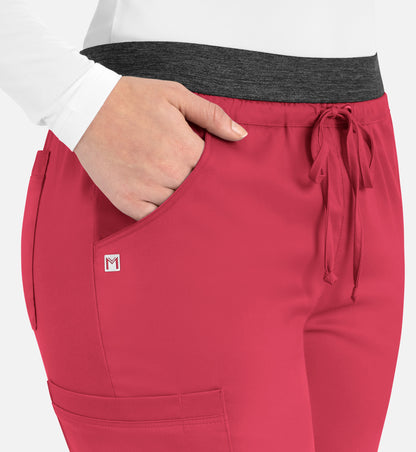 Women-Maevn Matric Contrast E-band Cargo Pant 6701