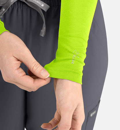 Maevn Bestee Women’s Basic Long Sleeve Underscrub Tee 6909