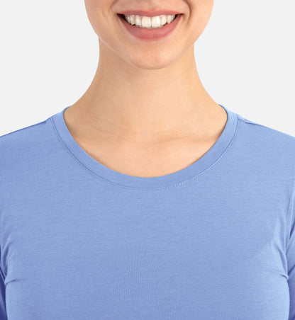 Maevn Bestee Women’s Basic Long Sleeve Underscrub Tee 6909