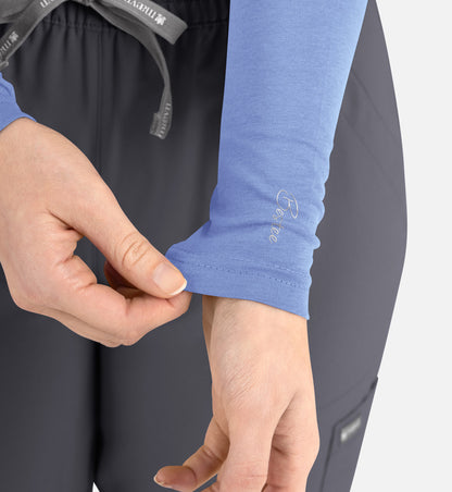 Maevn Bestee Women’s Basic Long Sleeve Underscrub Tee 6909