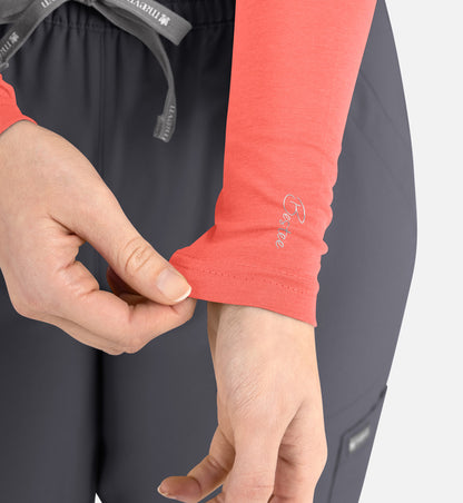 Maevn Bestee Women’s Basic Long Sleeve Underscrub Tee 6909