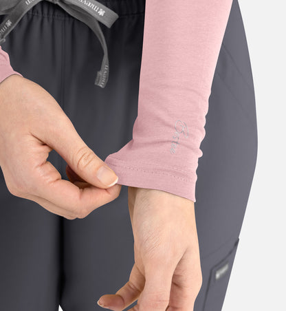 Maevn Bestee Women’s Basic Long Sleeve Underscrub Tee 6909