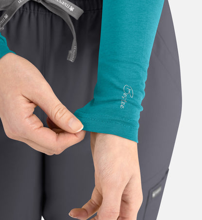 Maevn Bestee Women’s Basic Long Sleeve Underscrub Tee 6909