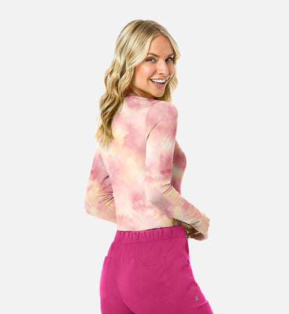 Maevn Bestee Women’s Basic Long Sleeve Underscrub Tee 6909