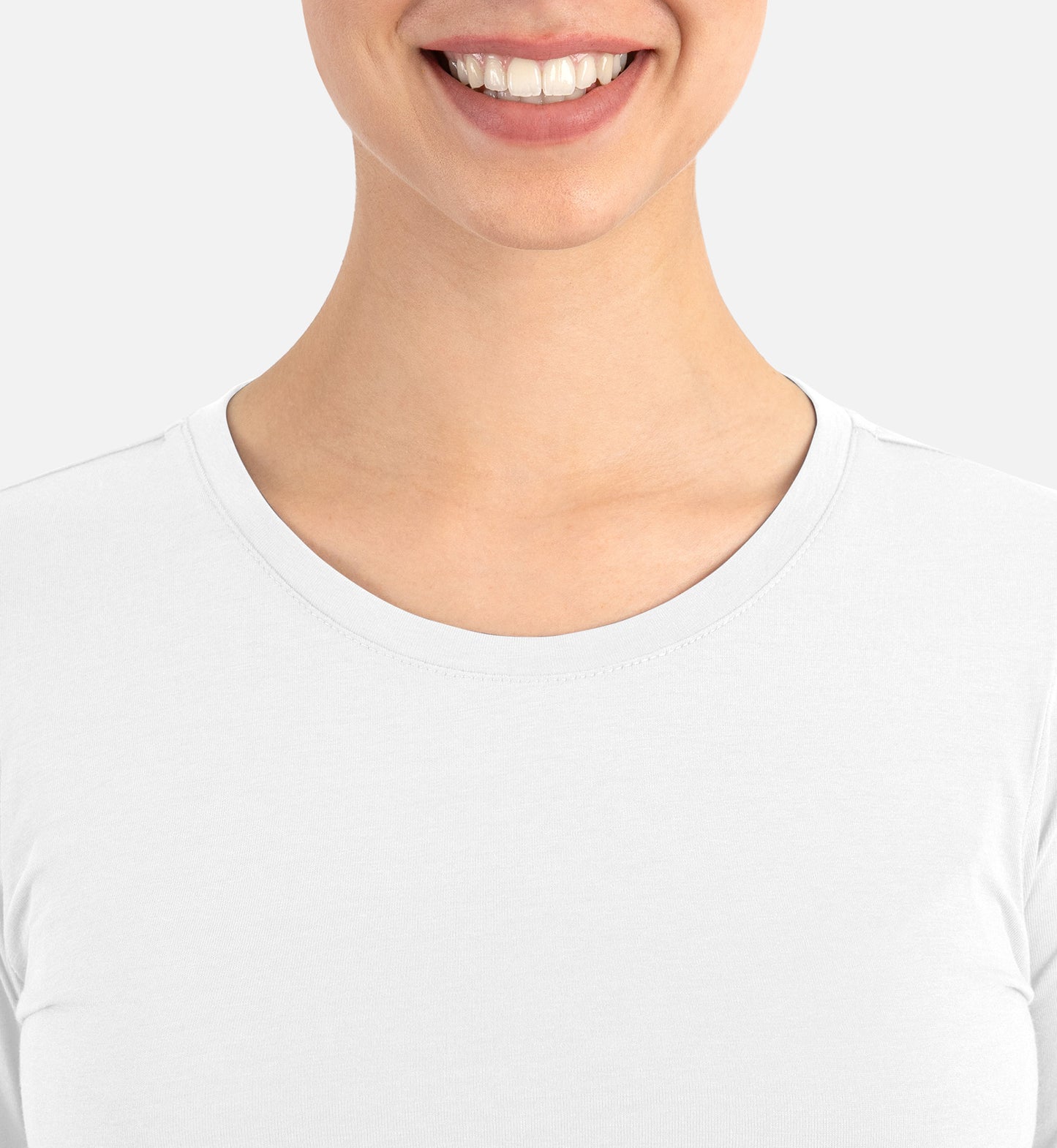 Maevn Bestee Women’s Basic Long Sleeve Underscrub Tee 6909