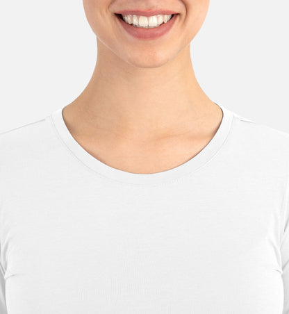 Maevn Bestee Women’s Basic Long Sleeve Underscrub Tee 6909