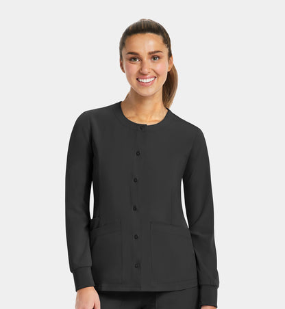 Women’s  - Maevn Matrix Impulse Round Neck Snap Button Jacket 7510
