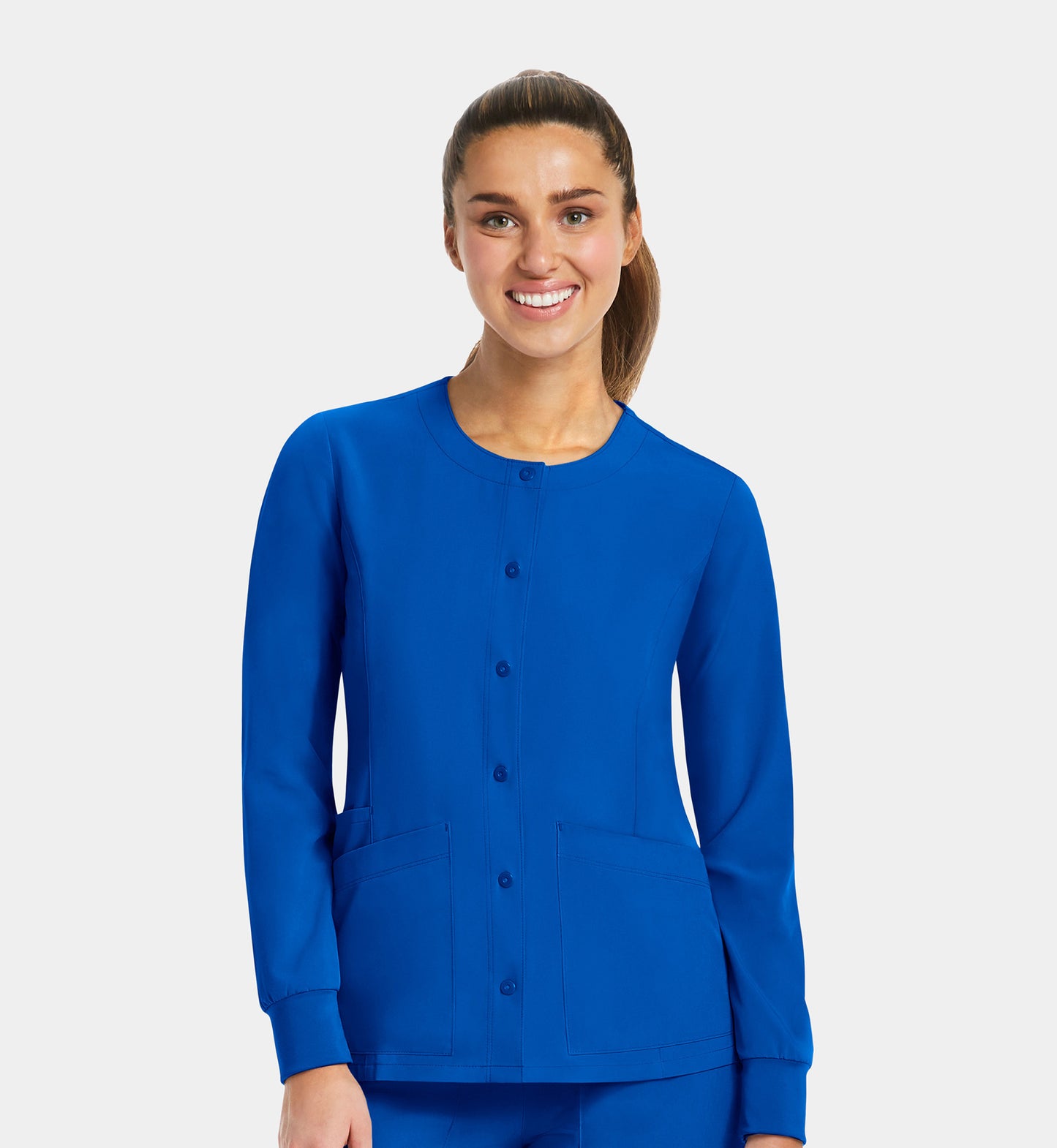 Women’s  - Maevn Matrix Impulse Round Neck Snap Button Jacket 7510
