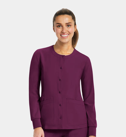 Women’s  - Maevn Matrix Impulse Round Neck Snap Button Jacket 7510
