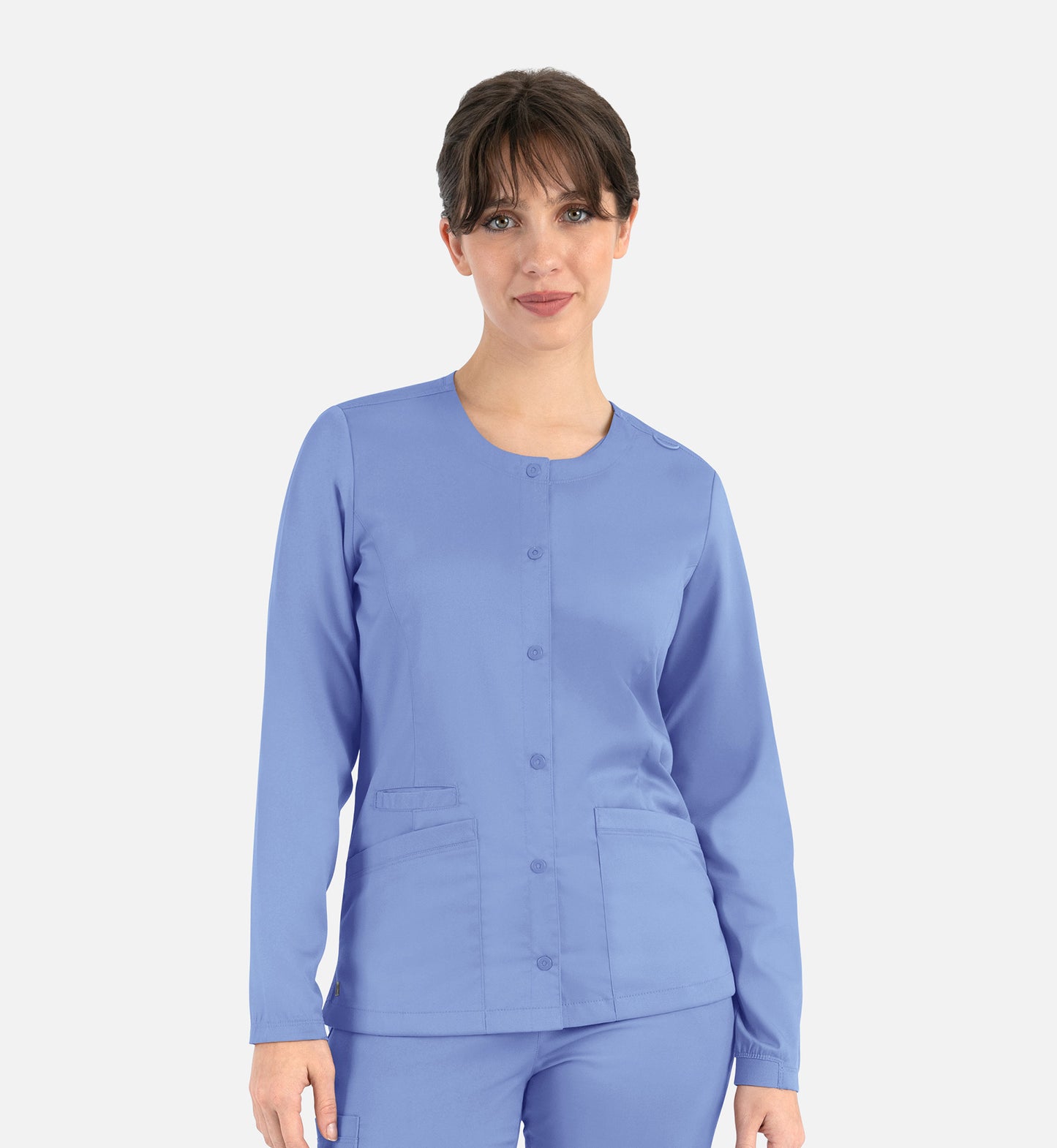 Women Maevn Matric Round Neck Snap Jacket 7701