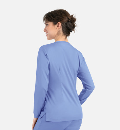 Women Maevn Matric Round Neck Snap Jacket 7701