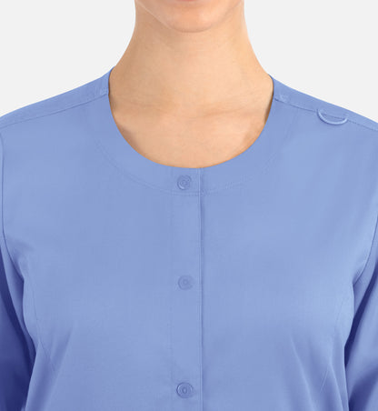 Women Maevn Matric Round Neck Snap Jacket 7701