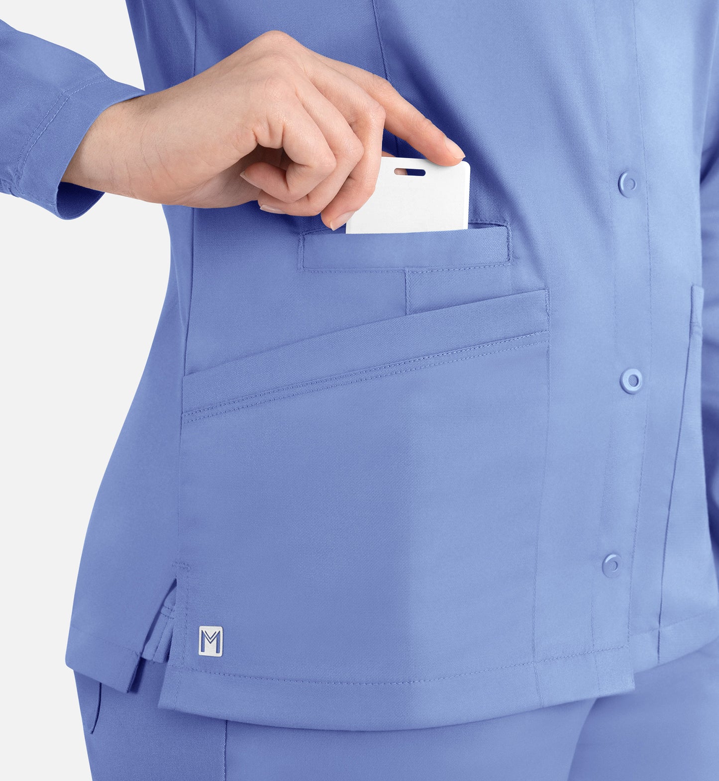 Women Maevn Matric Round Neck Snap Jacket 7701