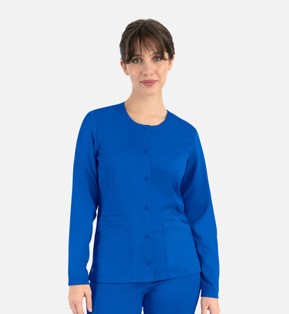 Women Maevn Matric Round Neck Snap Jacket 7701