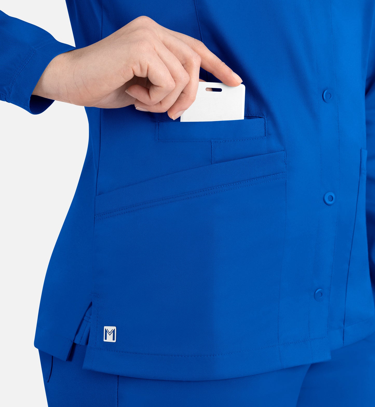 Women Maevn Matric Round Neck Snap Jacket 7701