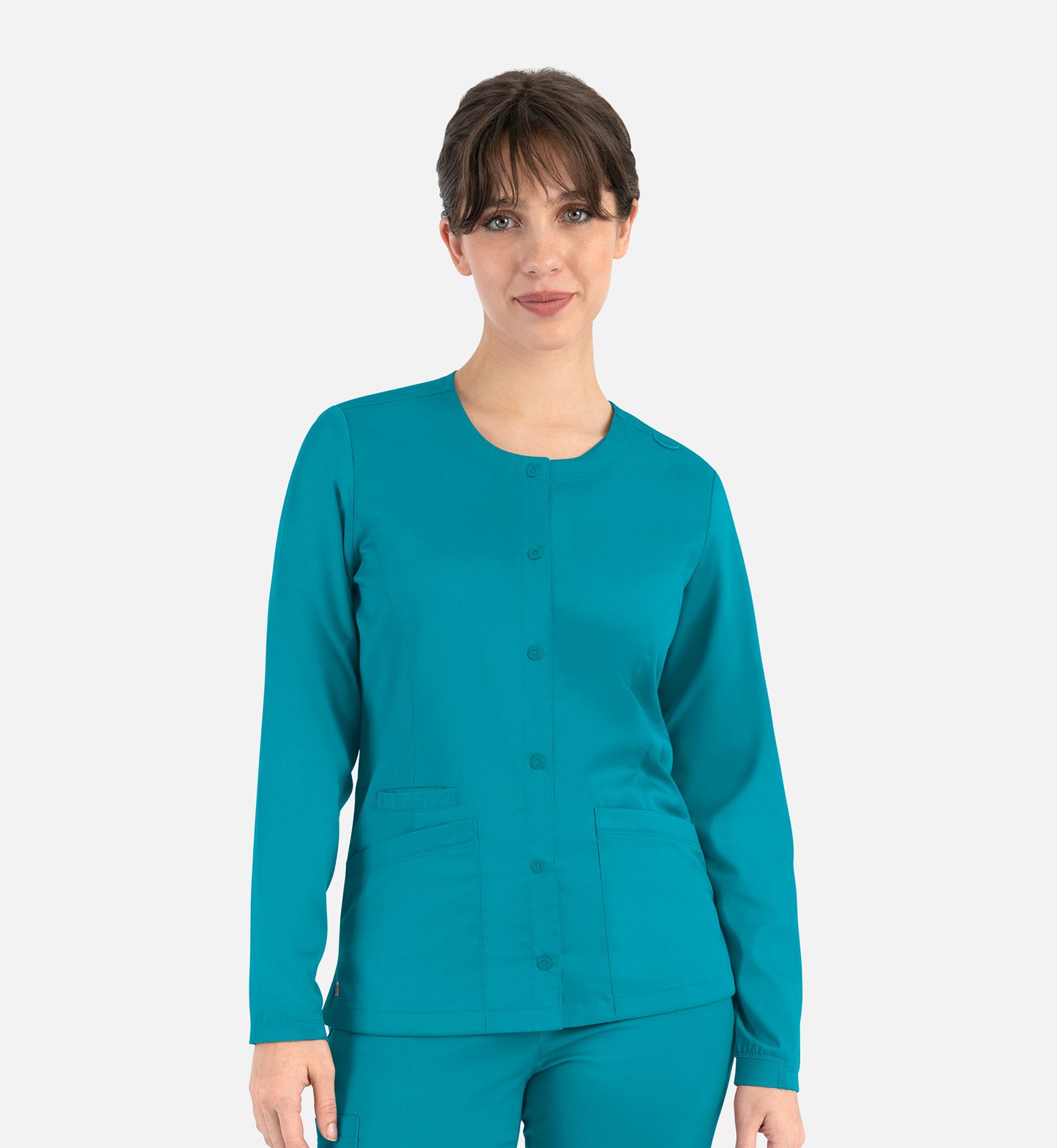 Women Maevn Matric Round Neck Snap Jacket 7701