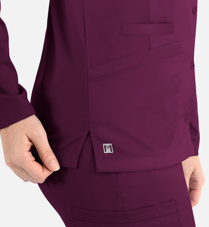 Women Maevn Matric Round Neck Snap Jacket 7701