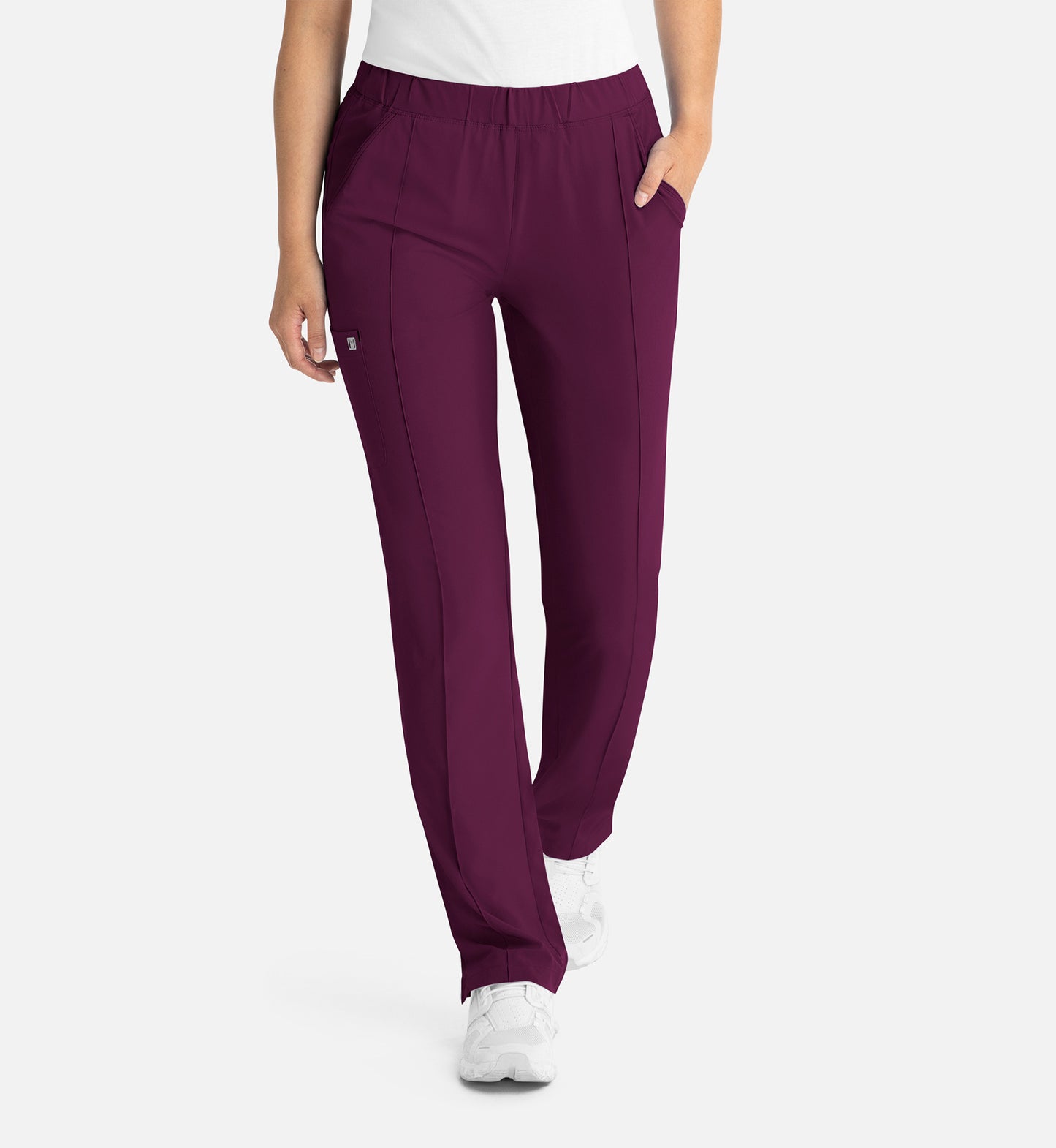 Women-Maevn Matrix Impulse Full Elastic Waist Tapered Leg Pant 8510