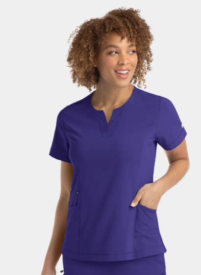 IRG –EPIC Notched Crew Neck Top | 4802